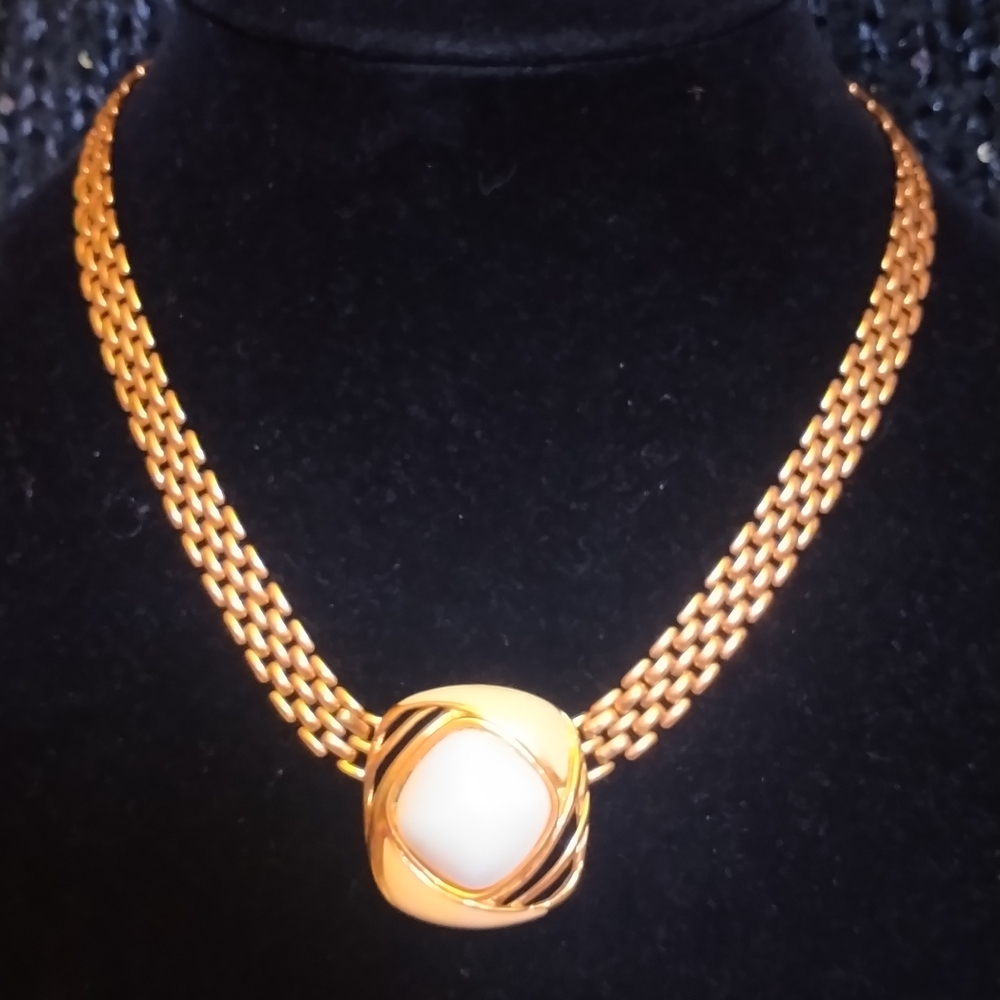 Vintage Trefari Gold-Tone Chain Necklace